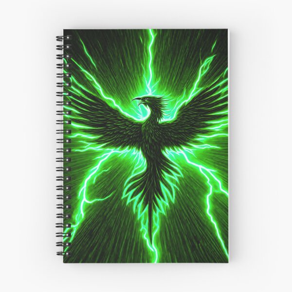 Item preview, Green Lightning Phoenix designed and sold by Healio2.