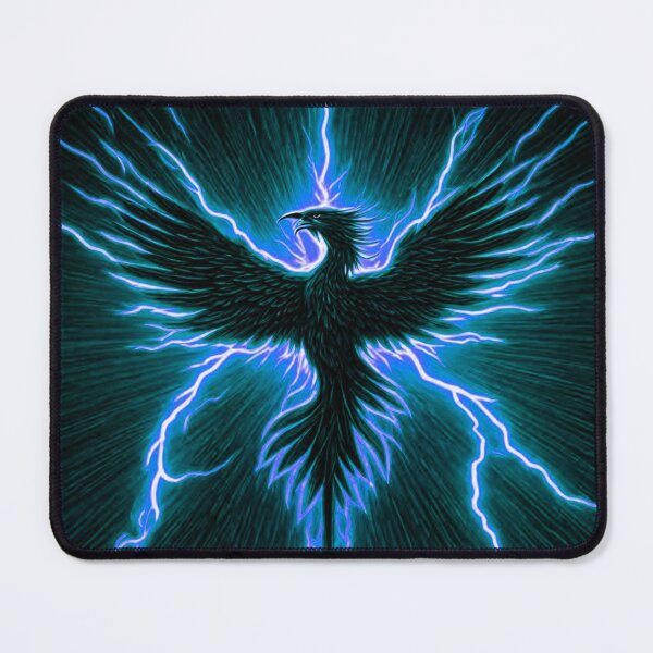 Item preview, Blue Lightning Phoenix designed and sold by Healio2.
