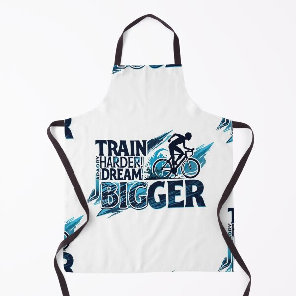 Item preview, TRAIN HARDER, DREAM BIGGER – Triathlon Motivation Sticker designed and sold by Triathlongram.