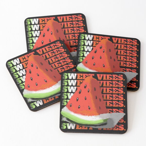 Item preview, Sweet Vibes Watermelon Art Painting of water melon piece designed and sold by VENOM0RIOT.