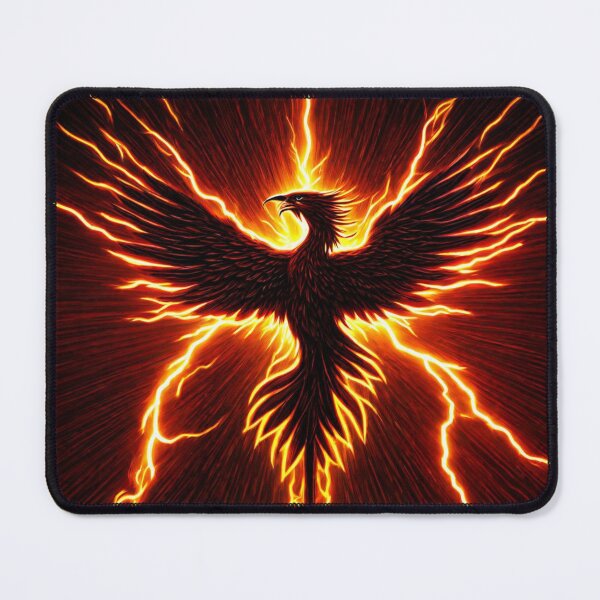 Item preview, Fiery Red Lightning Phoenix designed and sold by Healio2.