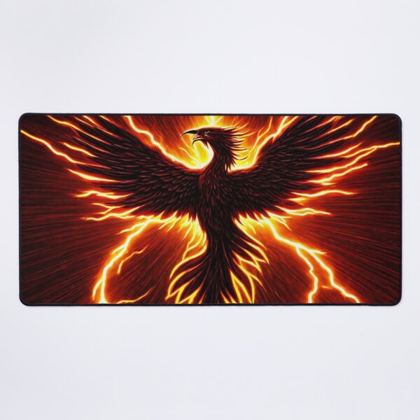 Item preview, Fiery Red Lightning Phoenix designed and sold by Healio2.
