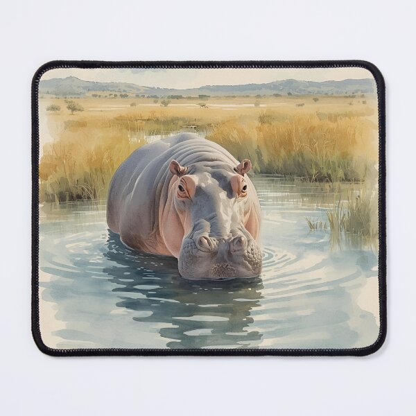 Item preview, Hippo Vibes – Chill Hippopotamus Aesthetic Design designed and sold by Art-Design-EM.