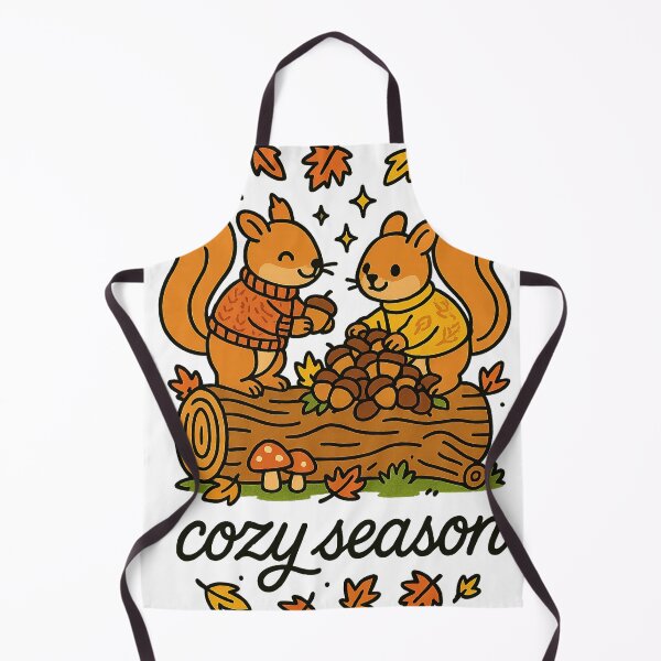Item preview, Cozy Autumn Squirrels designed and sold by Drip stamp.