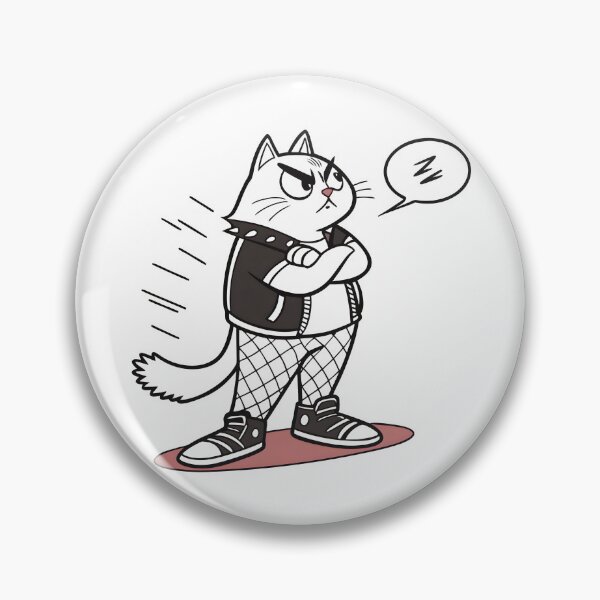 Item preview, Grumpy Rebel Kitty designed and sold by Fadi Alyaldani.