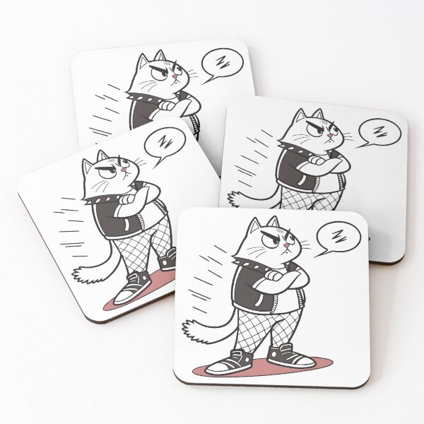 Item preview, Grumpy Rebel Kitty designed and sold by Fadi Alyaldani.