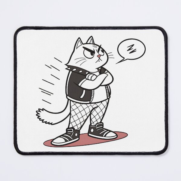 Item preview, Grumpy Rebel Kitty designed and sold by Fadi Alyaldani.