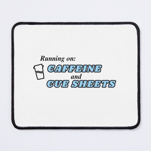 Item preview, Running On: Caffeine and Cue Sheets designed and sold by StageScribbles.