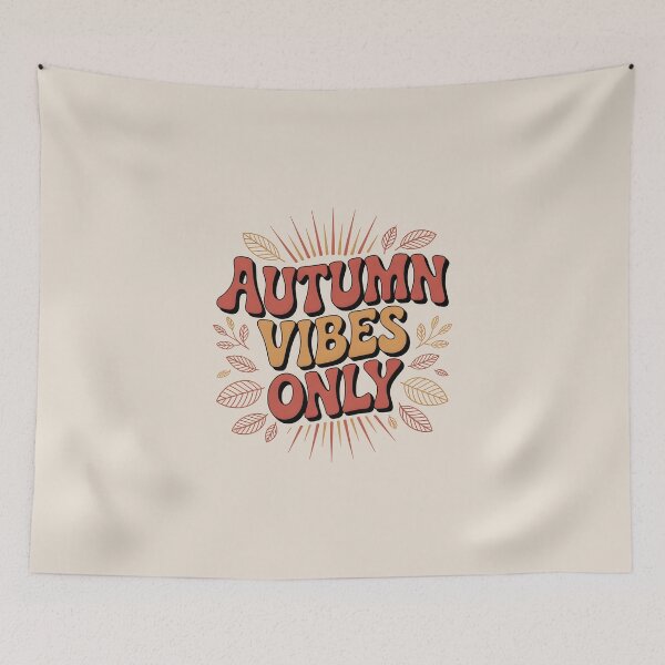 Item preview, Autumn Vibes Only - Retro Fall Text Design designed and sold by Jollys-ArtShop.