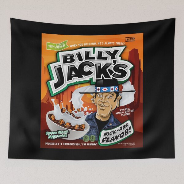 Item preview, Billy Jack's Cereal Box designed and sold by Alema Art.