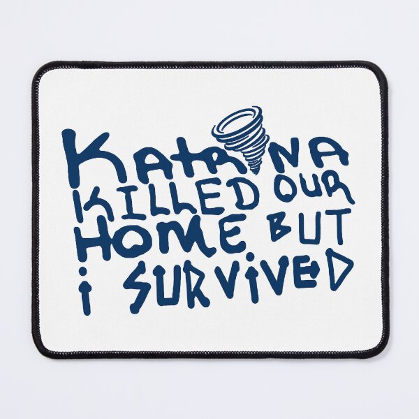 Item preview, Hurricane Katrina; Katrina killed our home; Graffiti Stlyle; designed and sold by StickerApe.
