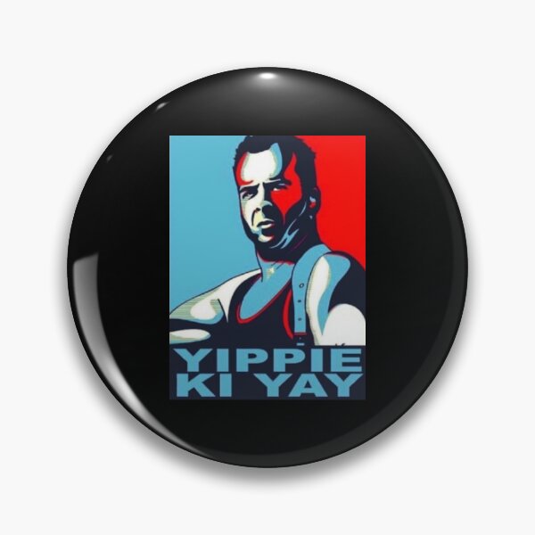 Item preview, Yippie Ki Yay – Cinema Inspired Pop Art Poster designed and sold by Wawan35200.