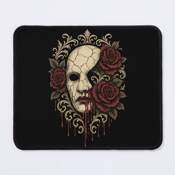 Item preview, Phantom Mask with Gothic Roses designed and sold by PostersMode.