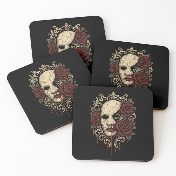Item preview, Phantom Mask with Gothic Roses designed and sold by PostersMode.