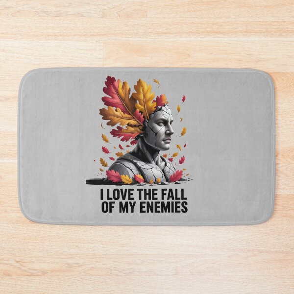 Item preview, I LOVE THE FALL OF MY ENEMIES – Dark Humor Statement designed and sold by TeeGrit.