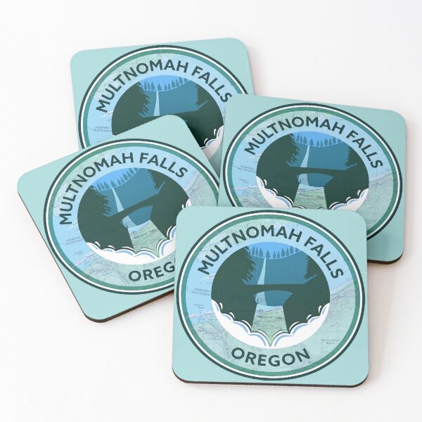 Item preview, Souvenir Map - Multnomah Falls designed and sold by Willz Designz.