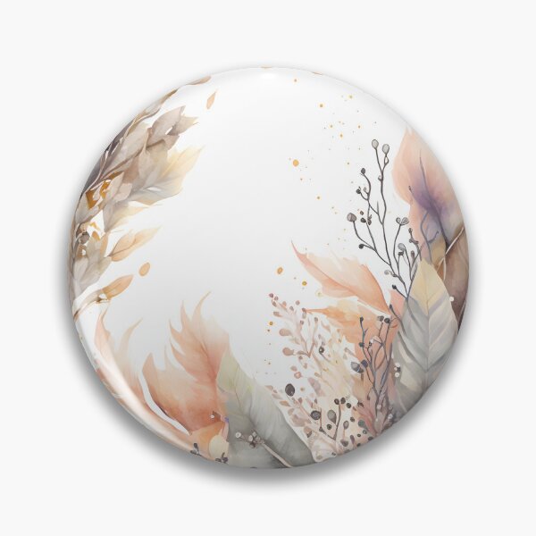 Item preview, Floral botanical watercolor wreath template designed and sold by dvoevnore.