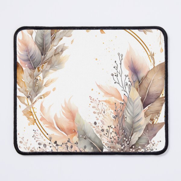 Item preview, Floral botanical watercolor wreath template designed and sold by dvoevnore.