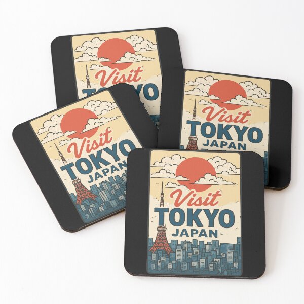 Item preview, Visit Tokyo Japan Retro designed and sold by TomFrontierArt.