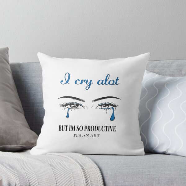Item preview, I Cry a Lot, But I’m So Productive – Taylor Swift Lyric Design designed and sold by LivLuxGraphics.