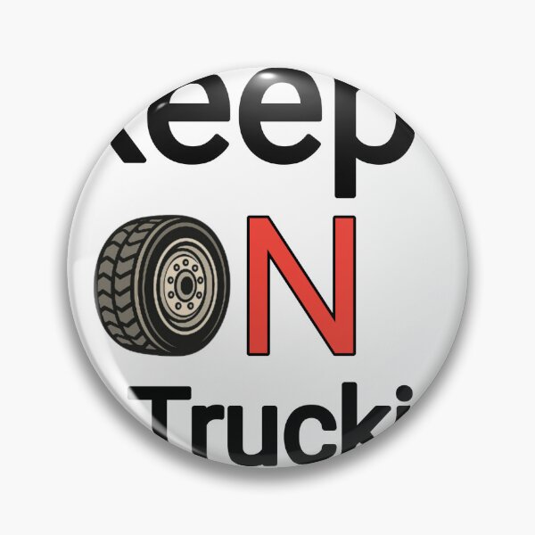 Item preview, Keep On Truckin’ – Bold Trucker Sticker designed and sold by SHOP SOUS⭐⭐⭐⭐⭐.