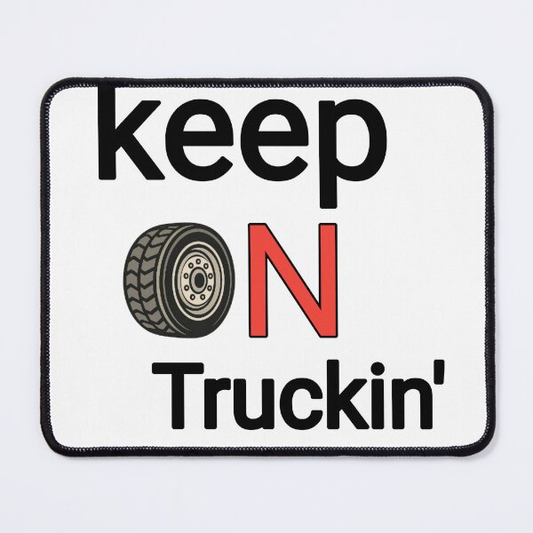 Item preview, Keep On Truckin’ – Bold Trucker Sticker designed and sold by SHOP SOUS⭐⭐⭐⭐⭐.