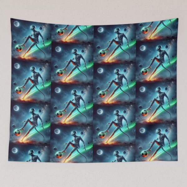 Item preview, Alien football playing  designed and sold by Dogandesighn.