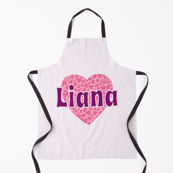 Item preview, Liana Name Pink Leopard Heart designed and sold by Jeallan Designs.