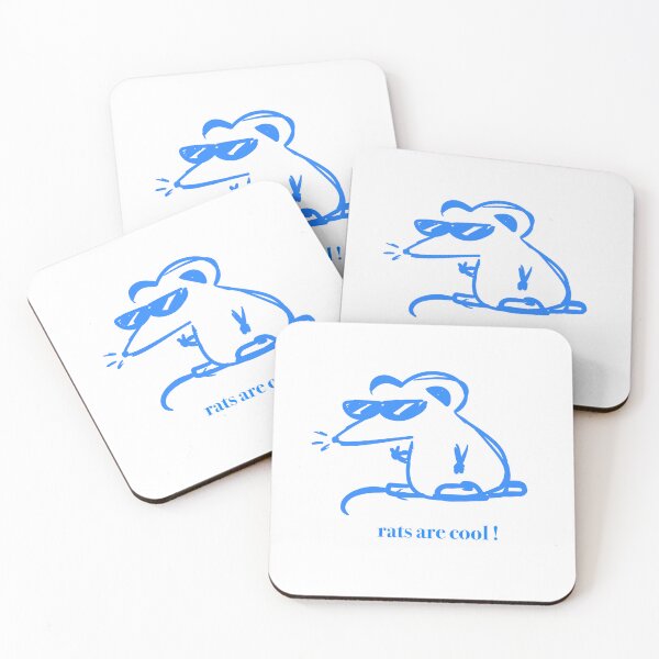 Item preview, Rats are cool! Blue rat sketch  designed and sold by loulou-artifex.