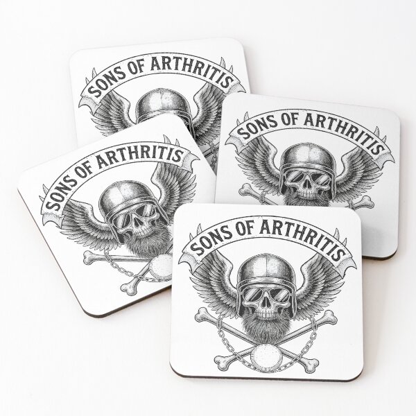 Item preview, Sons of Arthritis Aging Biker Parody Patch designed and sold by kornkobart.