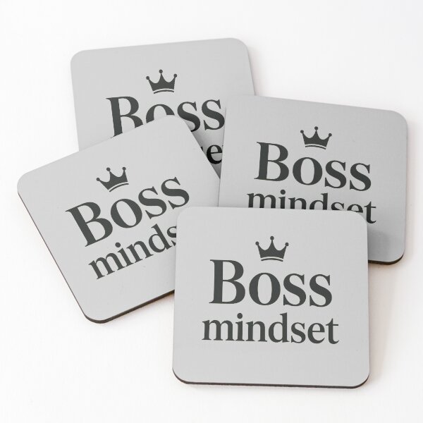 Item preview, Boss Mindset – Elegant Crown Typography Design ? designed and sold by ArthUpscale.