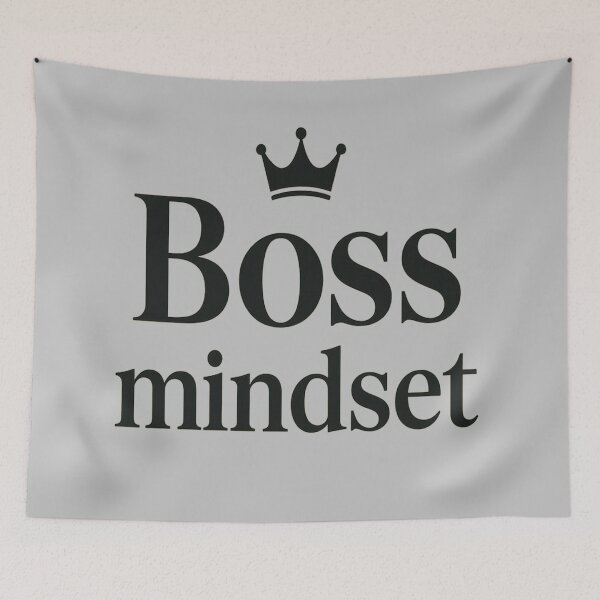 Item preview, Boss Mindset – Elegant Crown Typography Design ? designed and sold by ArthUpscale.