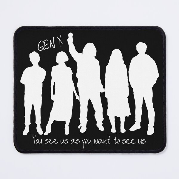 Item preview, Gen X quote - white designed and sold by josiekarts.
