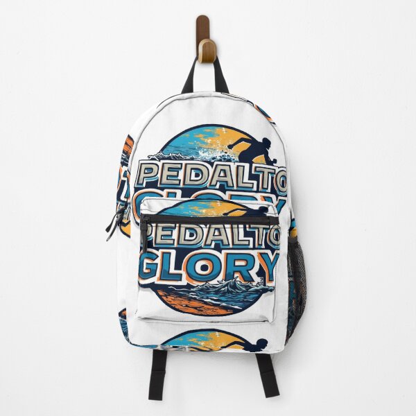 Item preview, PEDAL TO GLORY, RIDE FAST – Triathlon Cycling Sticker designed and sold by Triathlongram.