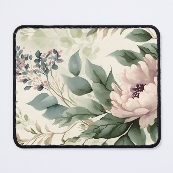 Item preview, Floral botanical watercolor wedding background designed and sold by dvoevnore.