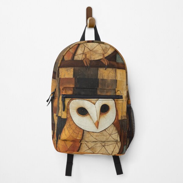Item preview, An abstract design of a Barn Owl with geometric patterns. designed and sold by HEMRO.