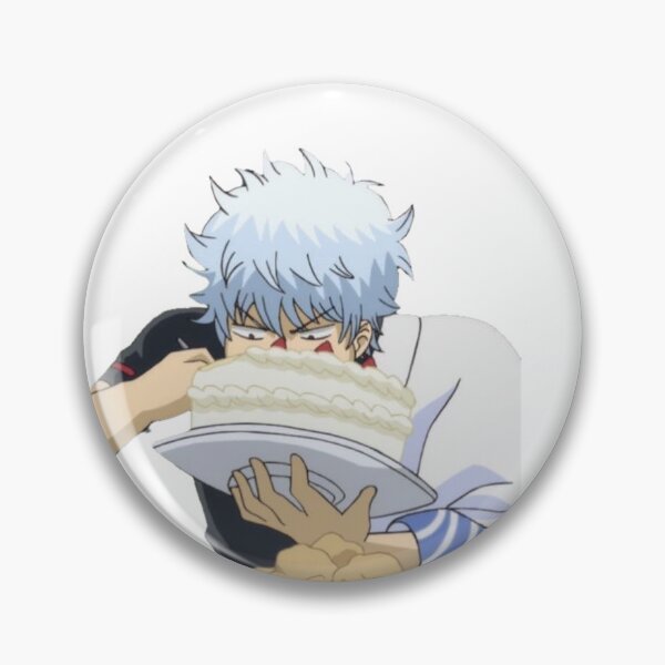 Item preview, gintoki eating cake designed and sold by jesyr.