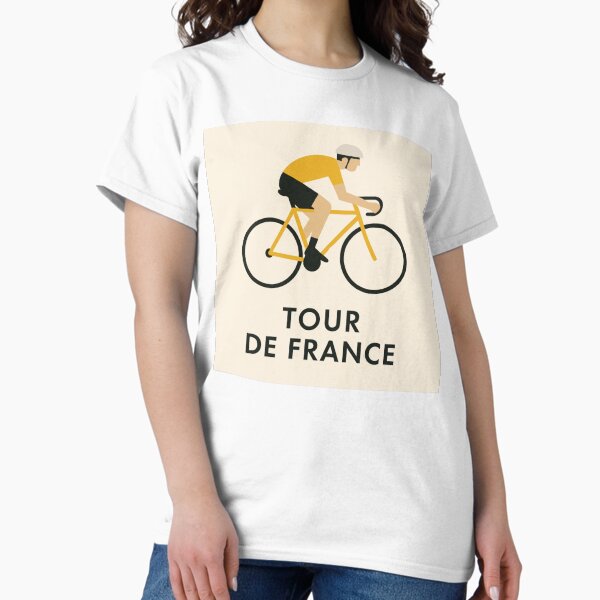 T-Shirt Tour De France Homme - Taille M - Noir - Manches Courtes (VGC)