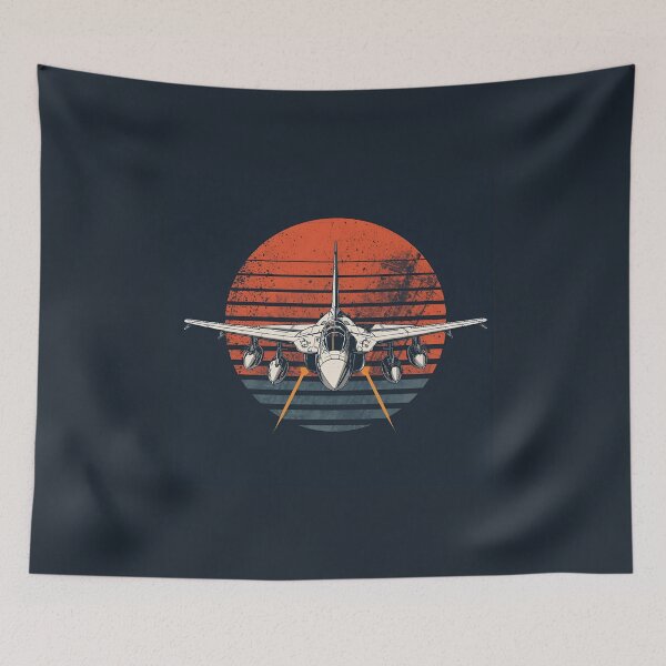 Item preview, F-16 Fighting Falcon Jet | Retro Aviation Art designed and sold by Art-Design-EM.