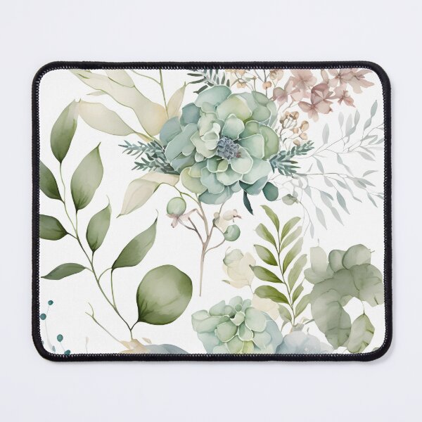 Item preview, Floral botanical watercolor wedding background designed and sold by dvoevnore.