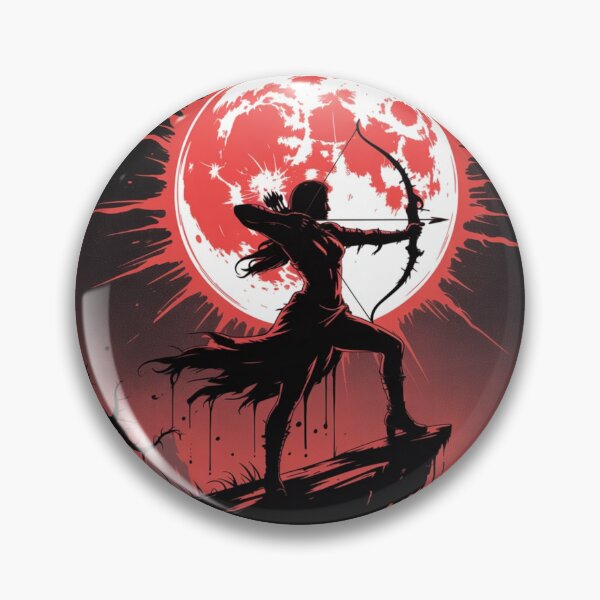 Item preview, Blood Moon Archer – Indomitable Spirit designed and sold by FusiTink.