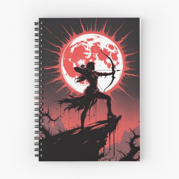 Item preview, Blood Moon Archer – Indomitable Spirit designed and sold by FusiTink.