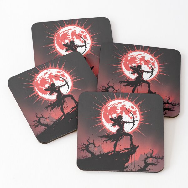 Item preview, Blood Moon Archer – Indomitable Spirit designed and sold by FusiTink.