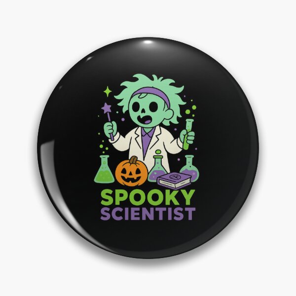Item preview, Spooky Scientist Halloween Zombie – Cute Mad Science Design for Kids designed and sold by EuropeanPrints.