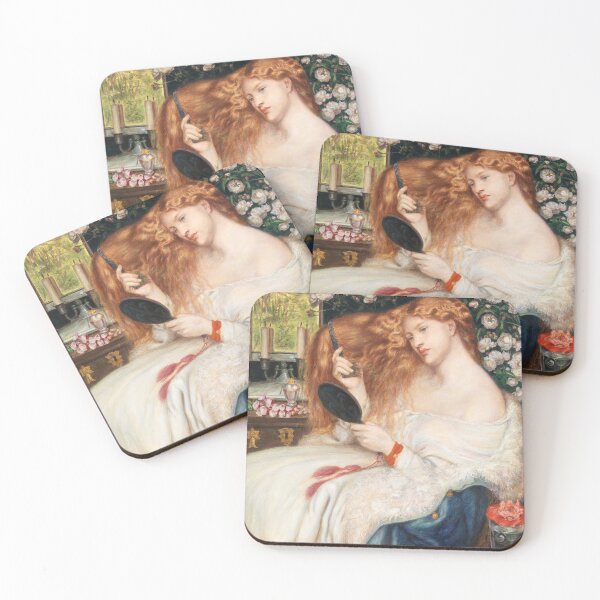 Item preview, Lady Lilith Dante Gabriel Rossetti Henry Treffry Dunn - Pre-Raphaelite Femme Fatale - Victorian Mythological Art designed and sold by Under-TheTable.