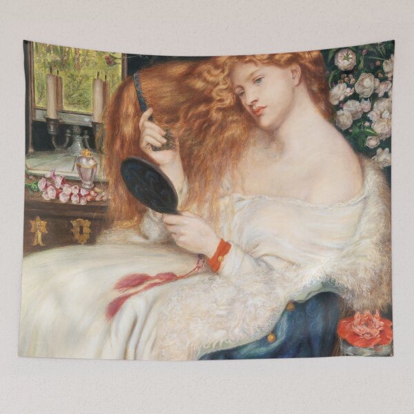 Item preview, Lady Lilith Dante Gabriel Rossetti Henry Treffry Dunn - Pre-Raphaelite Femme Fatale - Victorian Mythological Art designed and sold by Under-TheTable.