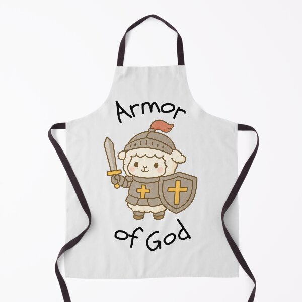 Item preview, Armor of God Cute Sheep Knight - Faith and Strength Inspired designed and sold by Heavenly-Cloudz.