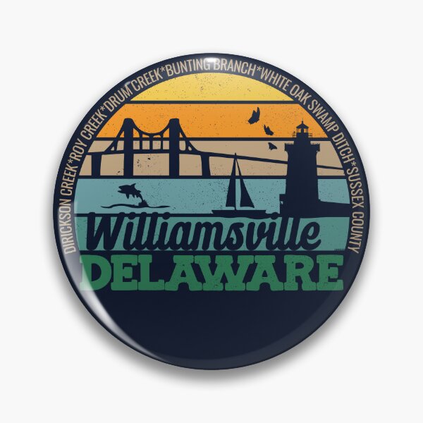 Item preview, Williamsville Delaware Retro Sunset Local Pride Logo  designed and sold by CRHPOD20.