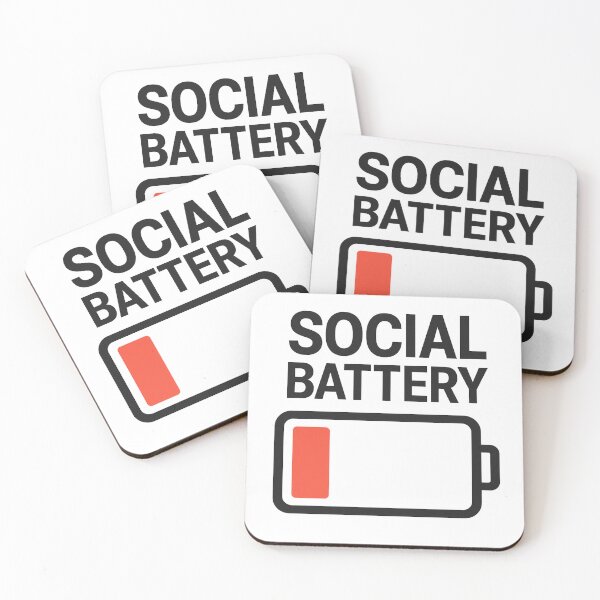 Item preview, Social Battery Low Energy designed and sold by Nuvijo.