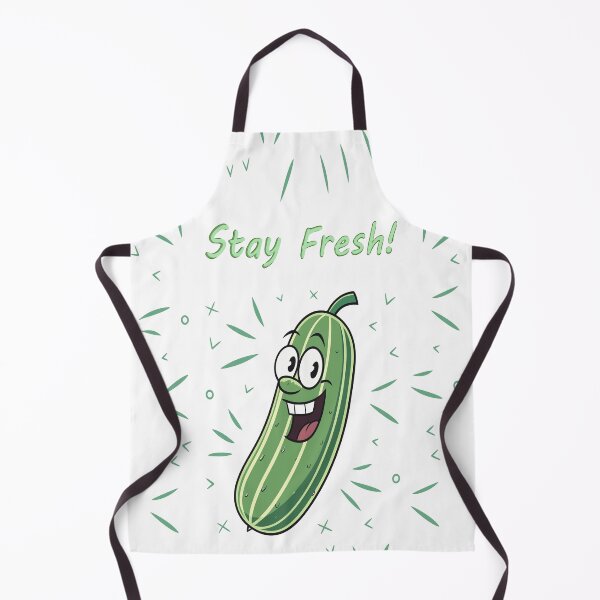 Item preview, Stay Fresh – Funny Cucumber Cartoon designed and sold by AgarutanPrint.